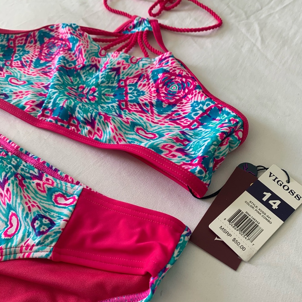 Haltered bikini